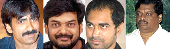 Raviteja, Puri, Krish, Premkumar patra